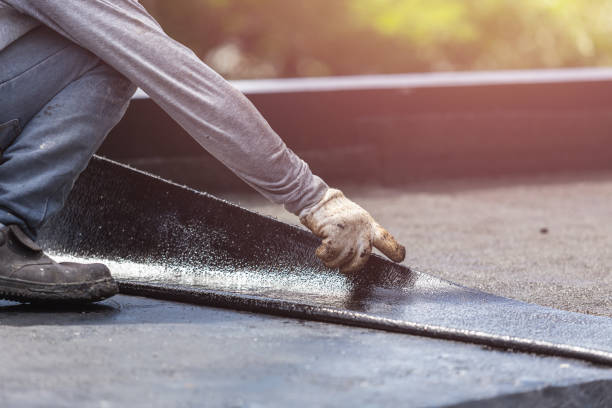 Professional Crawl Space Encapsulation technician working in Woodbine, MD